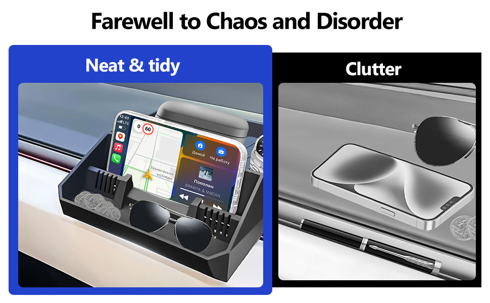 Hidden Dashboard Storage Tray for Tesla Cybertruck