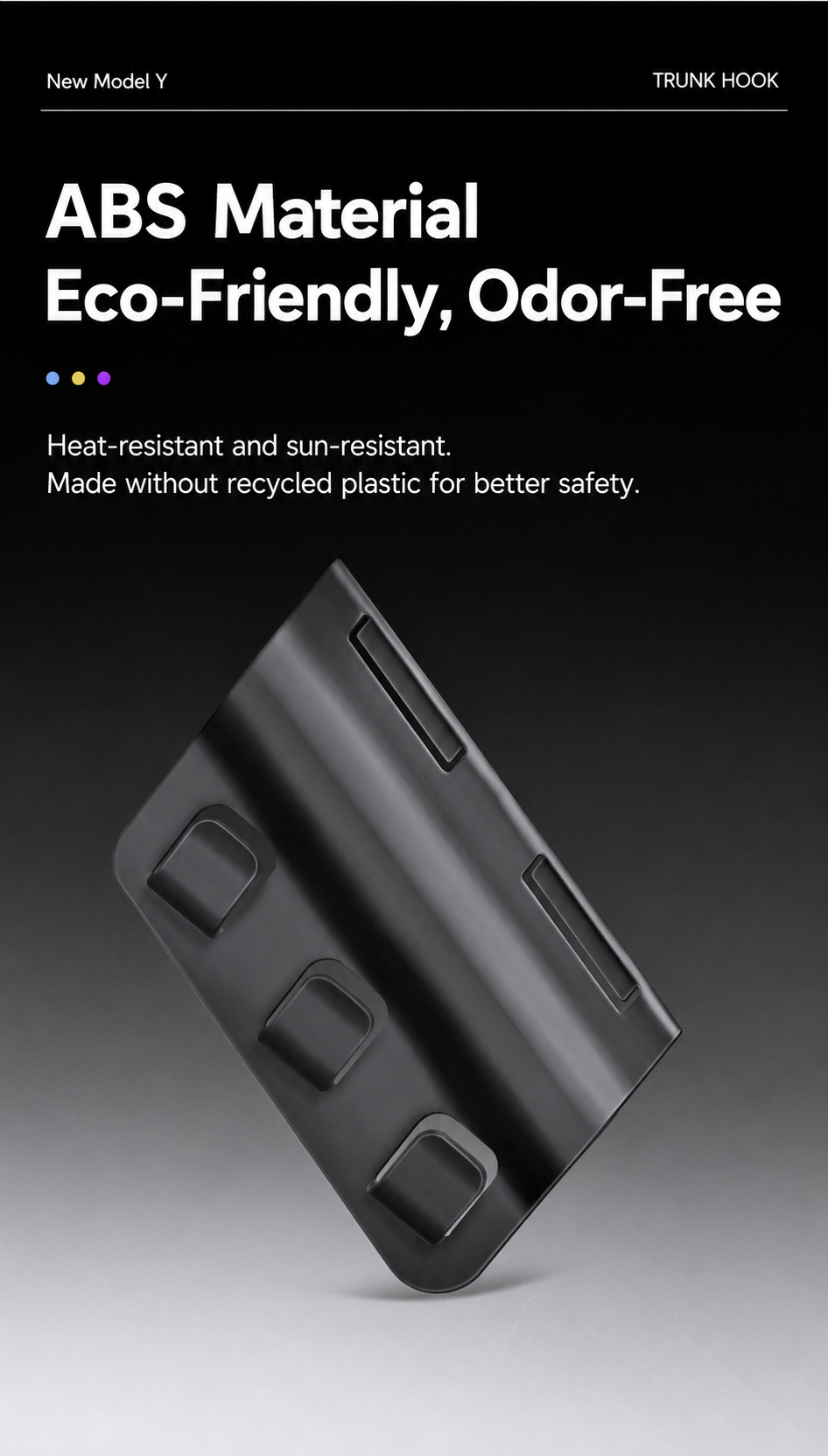 Rear Trunk Hooks for Tesla Model 3/Y