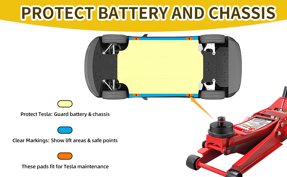 Jack Pad Set for Tesla Model 3/S/X/Y