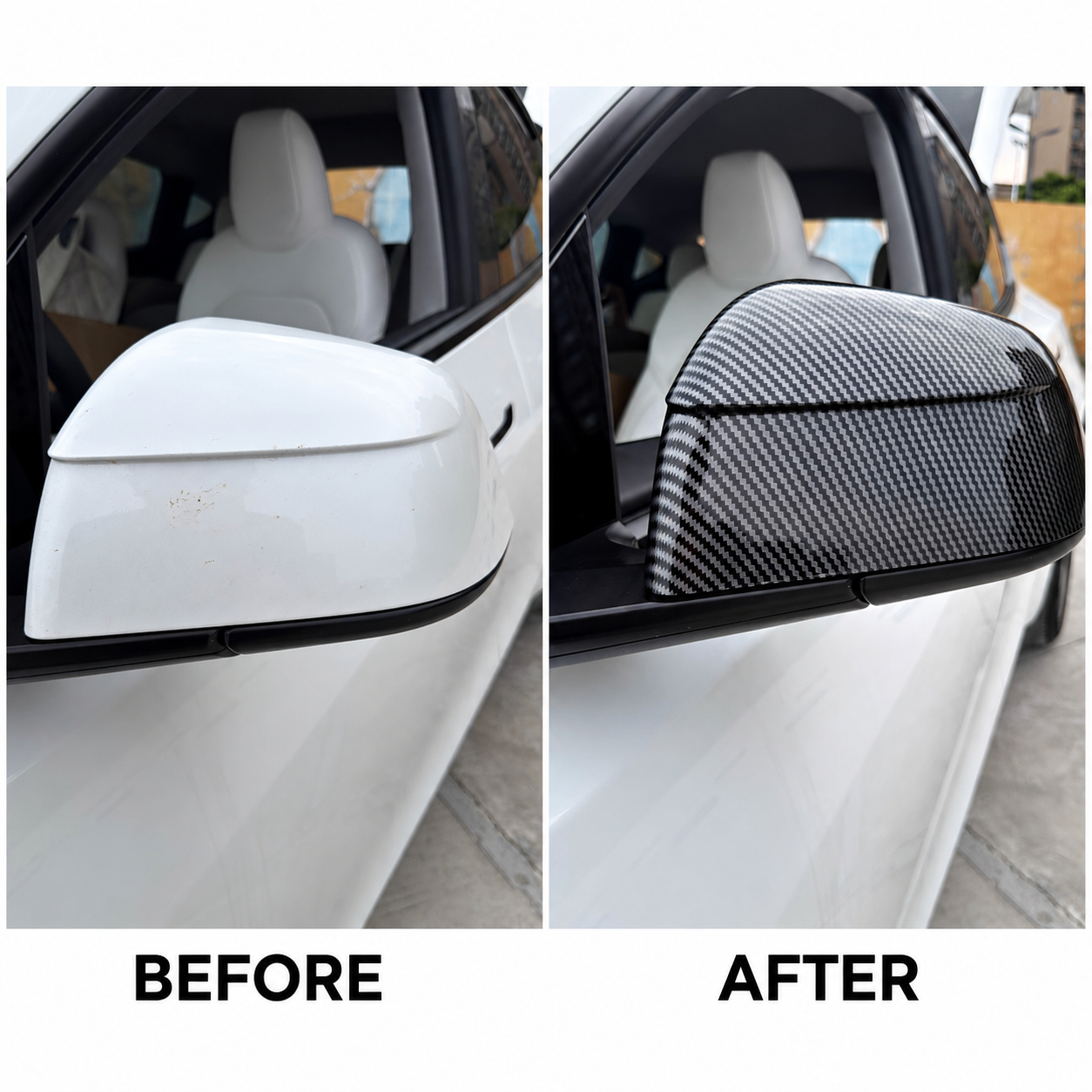 ABS Mirror Caps for Tesla 2025+ Model Y Juniper