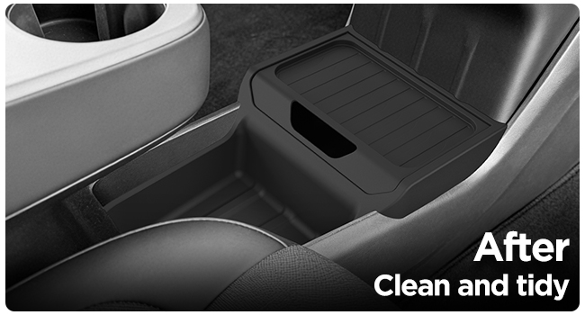 Lower Center Console Organizer for Tesla Model Y Juniper