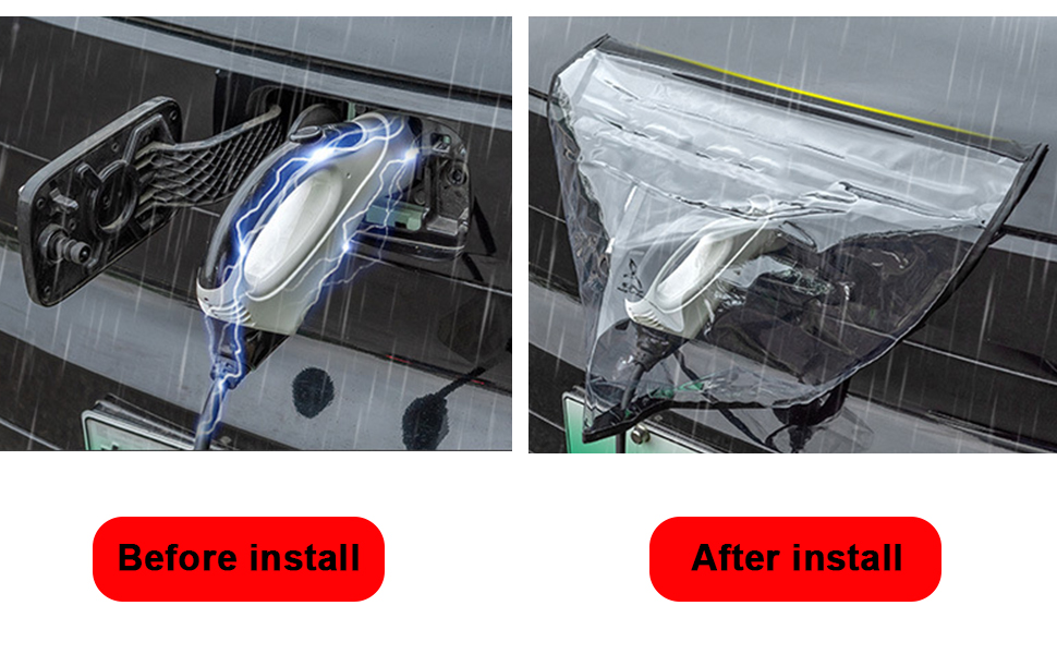 Magnetic EV Charger Port Cover