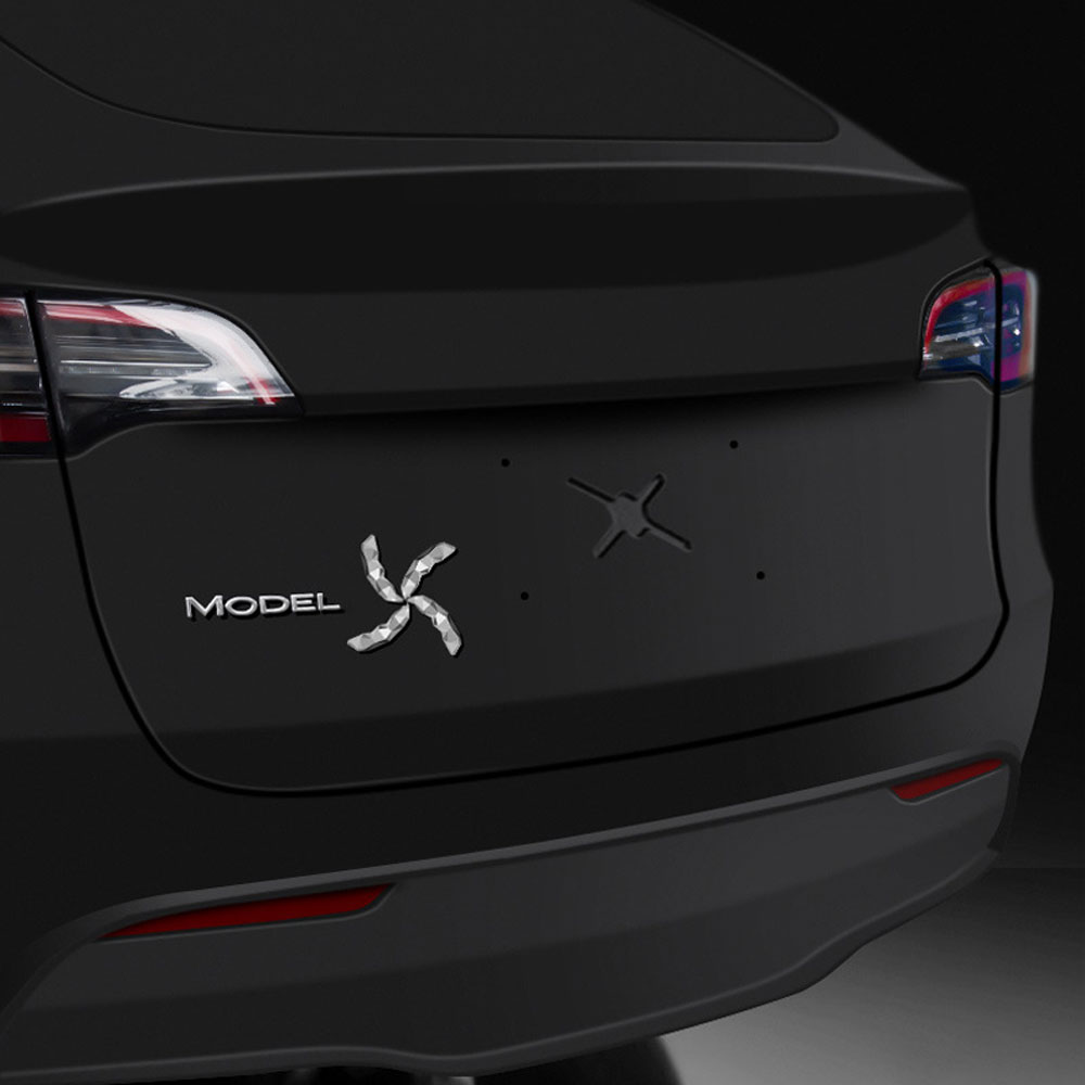 Magnetic Pea Logo Sticker for Tesla Model 3/Y