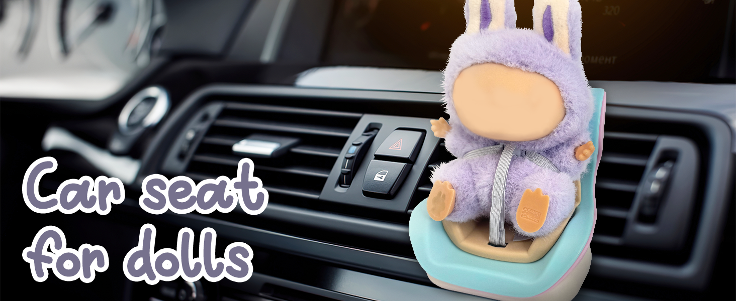 Mini Doll Car Seat Vent Clip