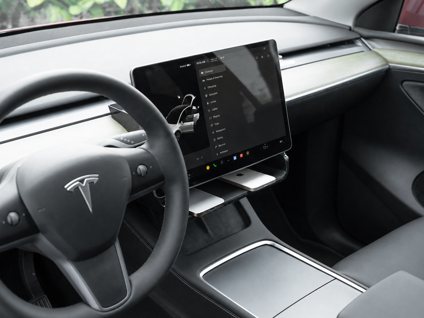 Multifunctional Center Console Storage Box & Screen Organizer — Custom Accessory for Tesla Model 3/Y