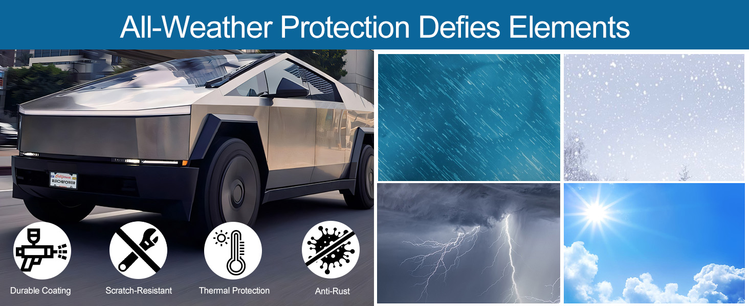 No-Drill Front License Plate Holder for Tesla Cybertruck