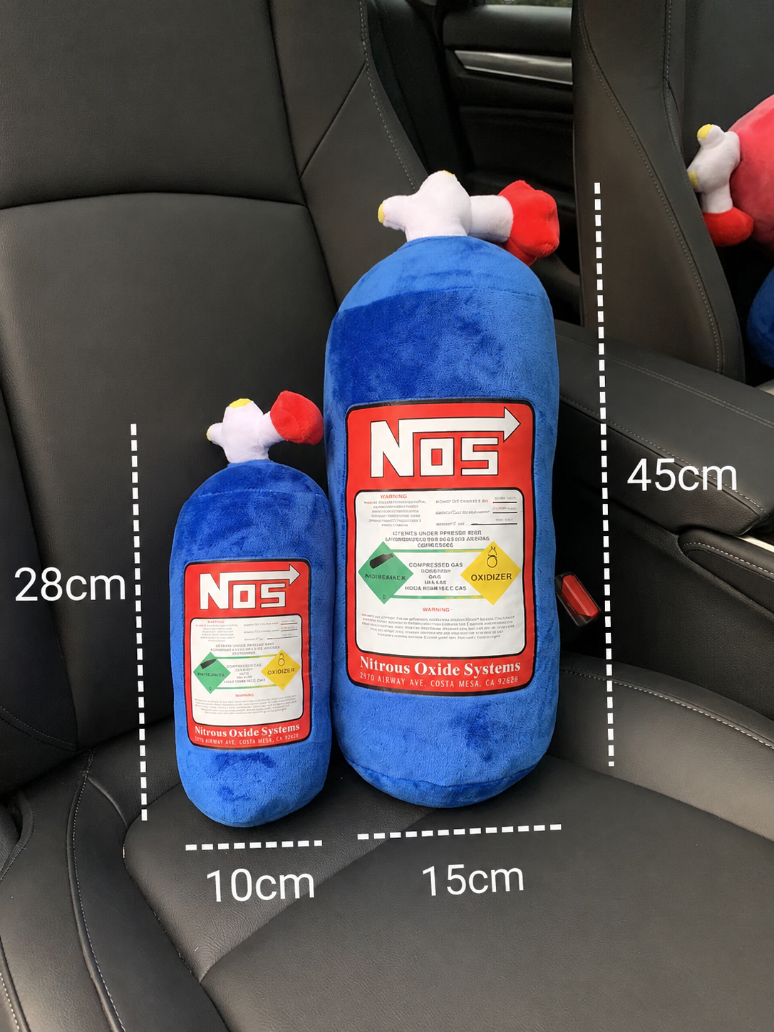 Car Headrest & Neck Support Pillow, Nitrogen Cylinder-Style Throw Pillow, Car Aromatherapy Diffuser, Lumbar Support Cushion