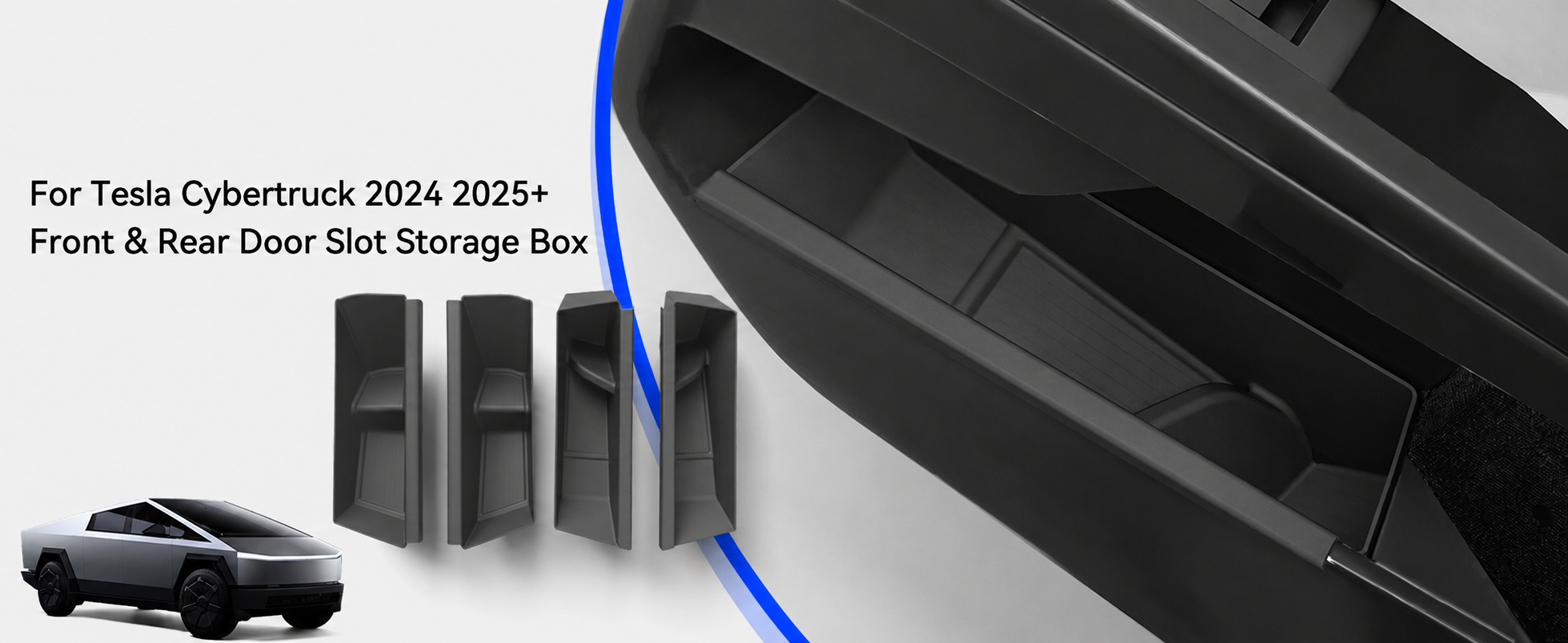 Door Slot Storage Organizers for Tesla Cybertruck