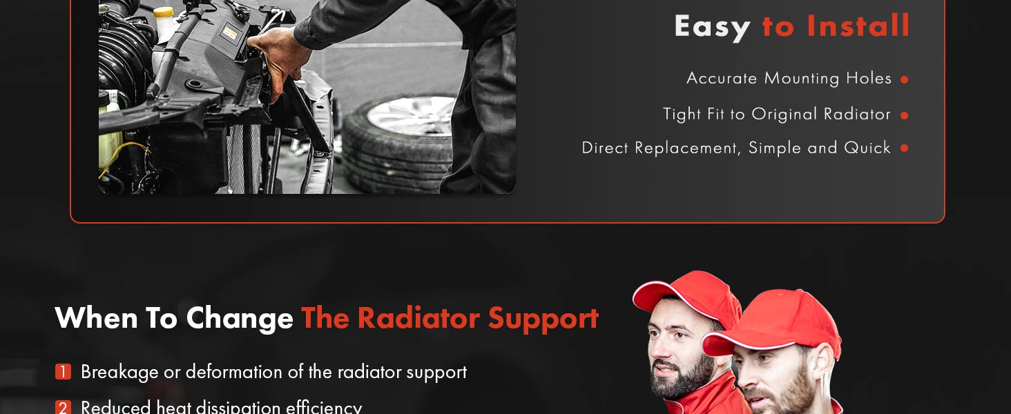 Radiator Core Support for Tesla Model S/X