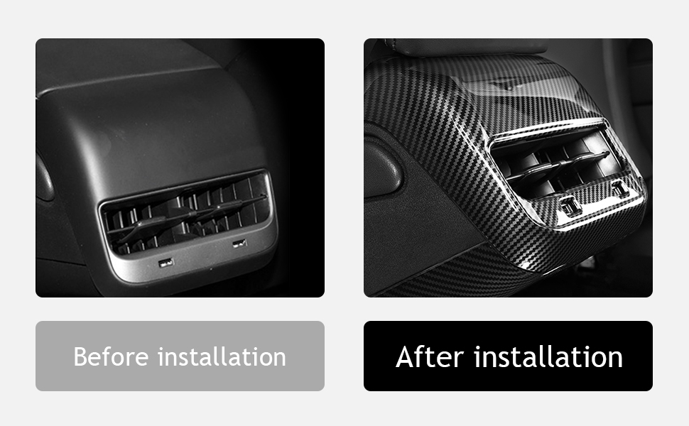Rear AC Vent Trim Cover for Tesla Model 3/Y