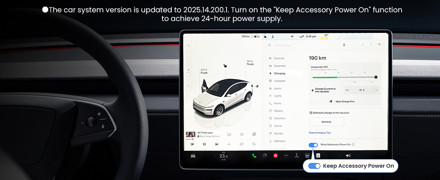 Rear Console Refrigerator for Tesla Model Y Juniper