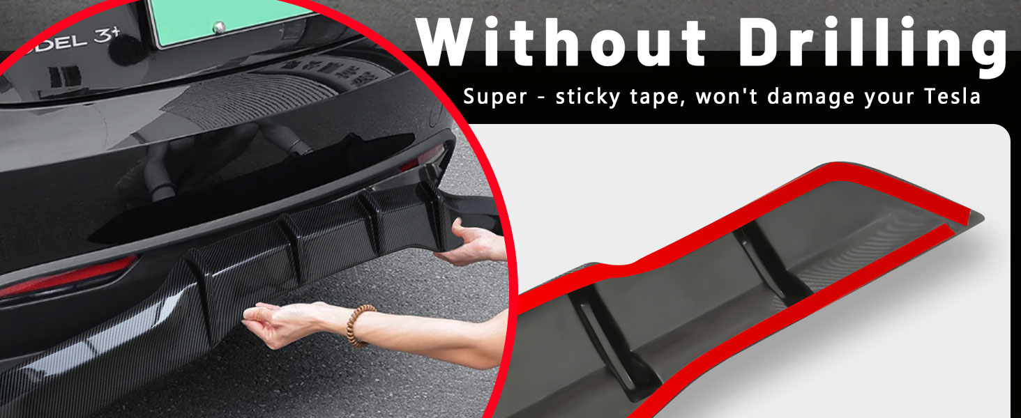 Rear Diffuser for Tesla Model 3 Highland