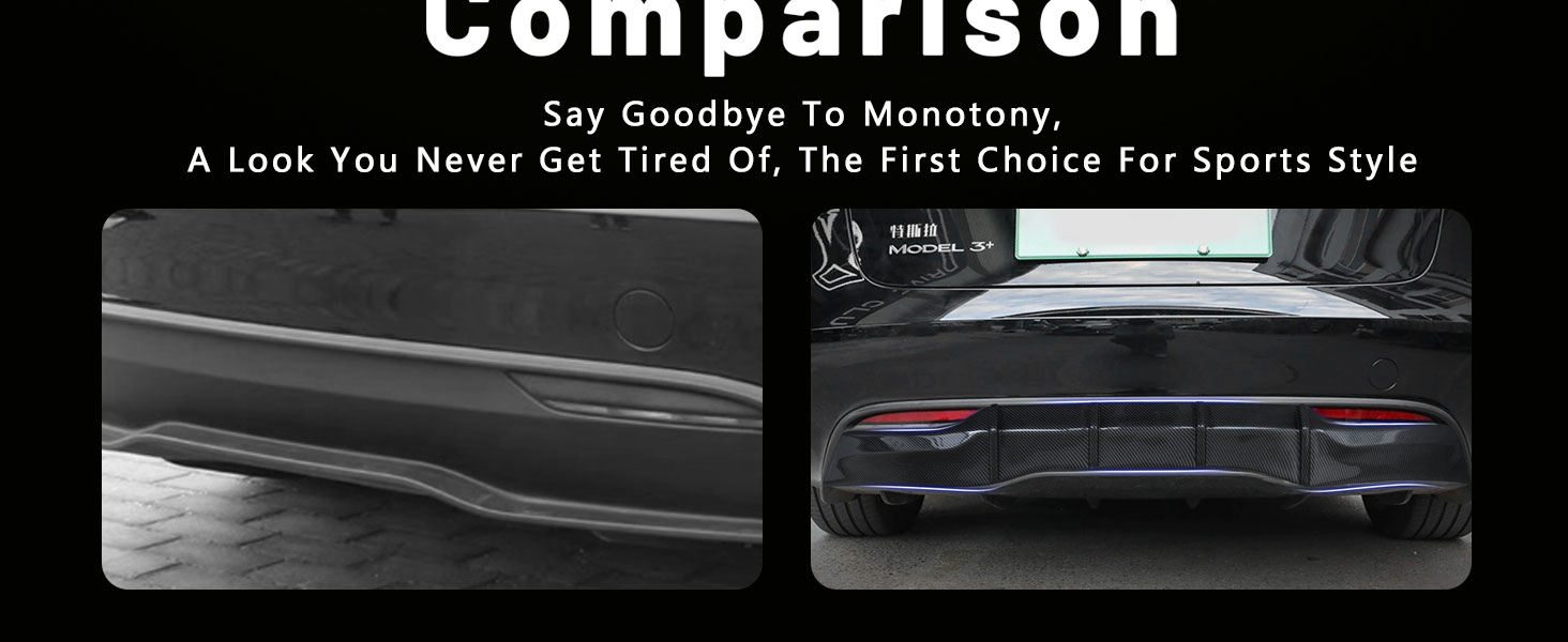 Rear Diffuser for Tesla Model 3 Highland