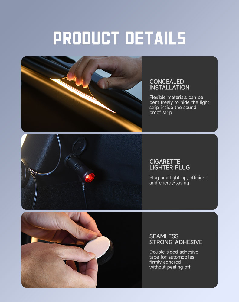 Rear Trunk LED Light Strip for Tesla Model Y