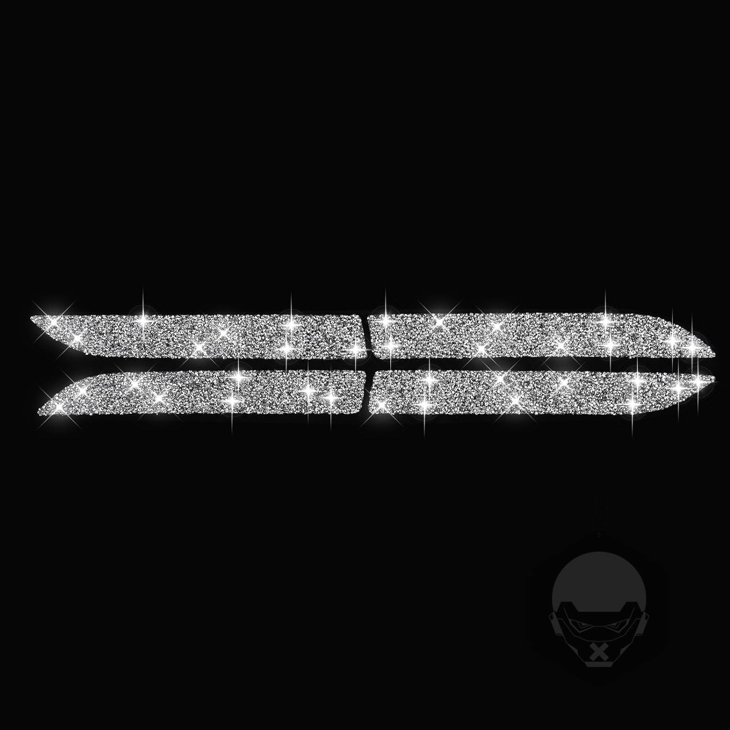 Rhinestone Door Pull Handle Stickers for Tesla Model X