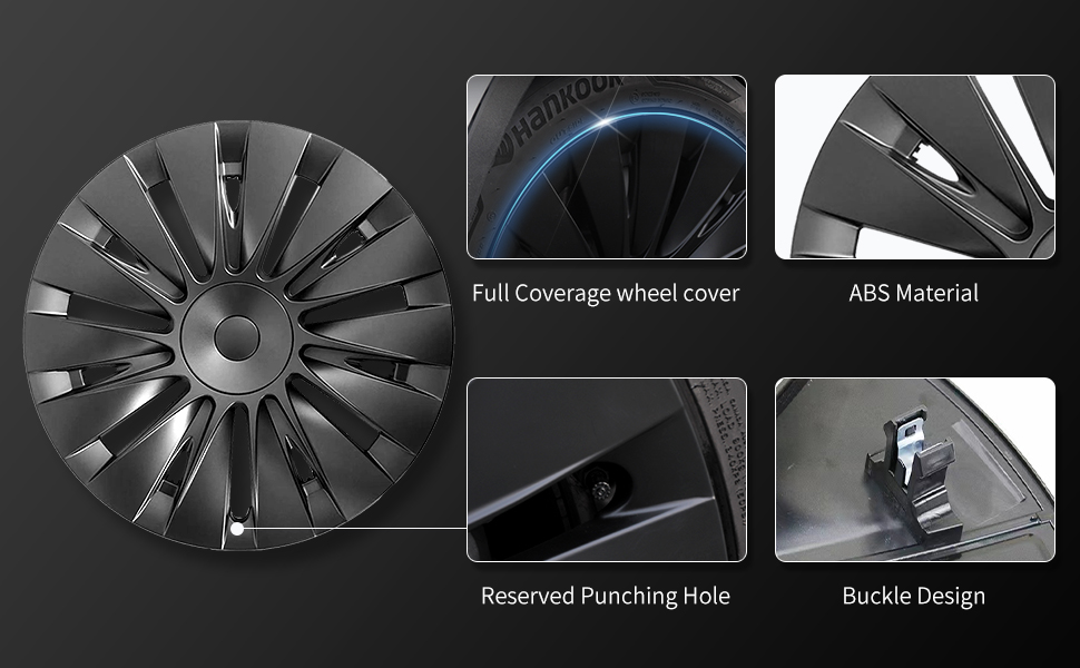 Single Wheel Cover for Tesla Model 3/Y