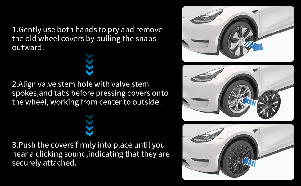 Single Wheel Cover for Tesla Model 3/Y