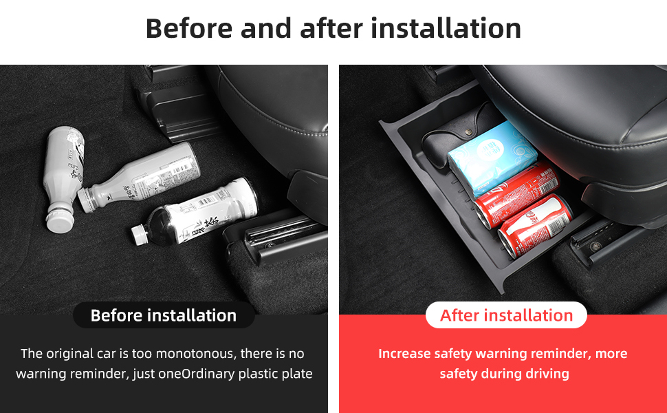 Under-Seat Storage Box for Tesla Model X/Y