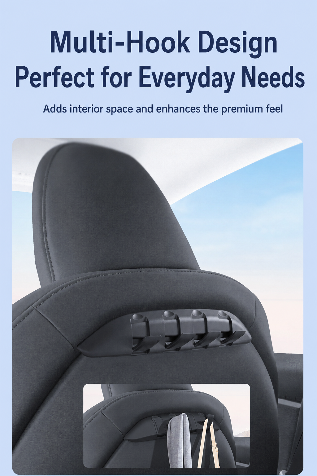 Car Seat Back Hooks For Tesla Model Y/3/S/X