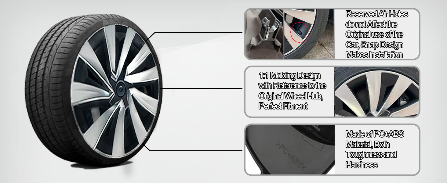 Wheel Covers for 2025+ Tesla Model Y Juniper