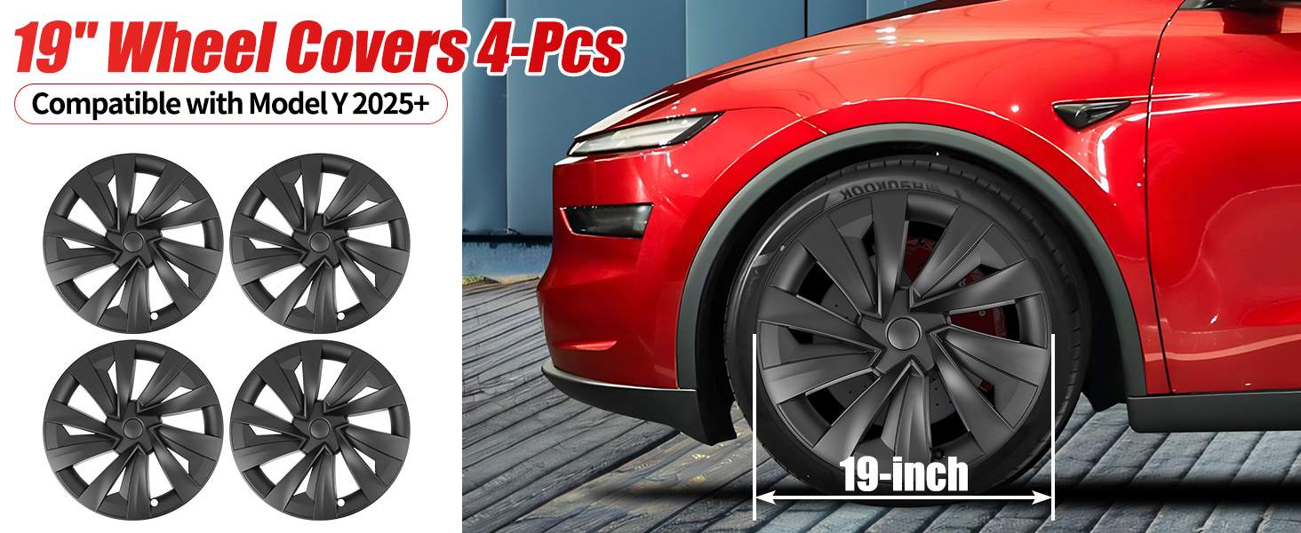 Wheel Covers for Tesla Model Y and Model 3