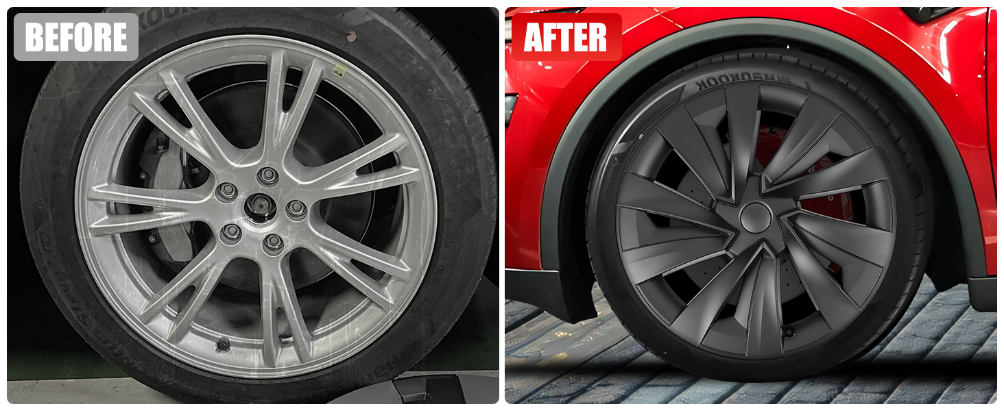 Wheel Covers for Tesla Model Y and Model 3